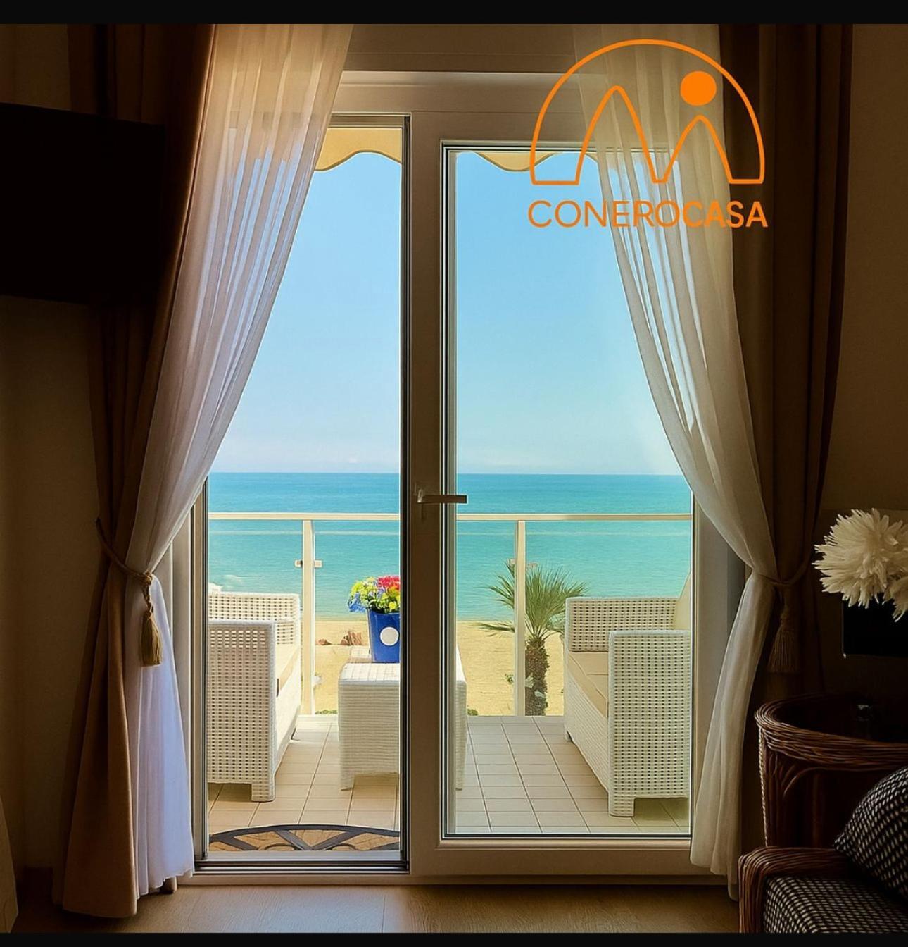 Conero Casa - Marcelli Di Numana In Via Litoranea 101 Sul Mare Vista Spiaggia Con Parcheggio Esclusivo Екстериор снимка